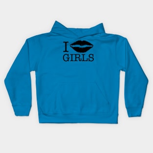 i kiss girls Kids Hoodie